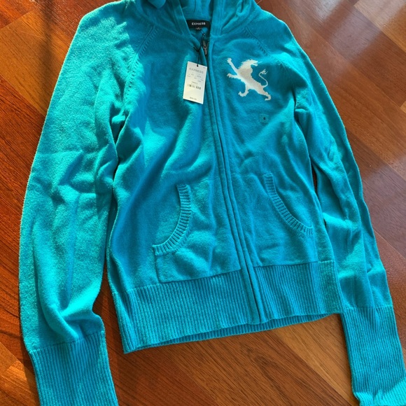 **NEW** Express Sweater/Sweatshirt Light Jacket - Picture 4 of 6